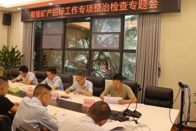 蜀能礦產(chǎn)召開(kāi)招標(biāo)工作專(zhuān)項(xiàng) 整治檢查專(zhuān)題會(huì)