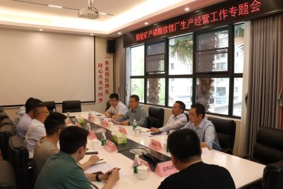 蜀能礦產(chǎn)召開磷酸鐵鋰廠生產(chǎn)經(jīng)營工作專題會