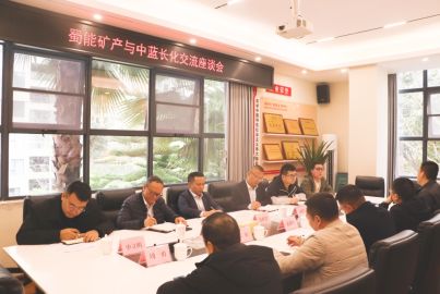 蜀能礦產(chǎn)與中藍(lán)長(zhǎng)化舉行交流座談會(huì)
